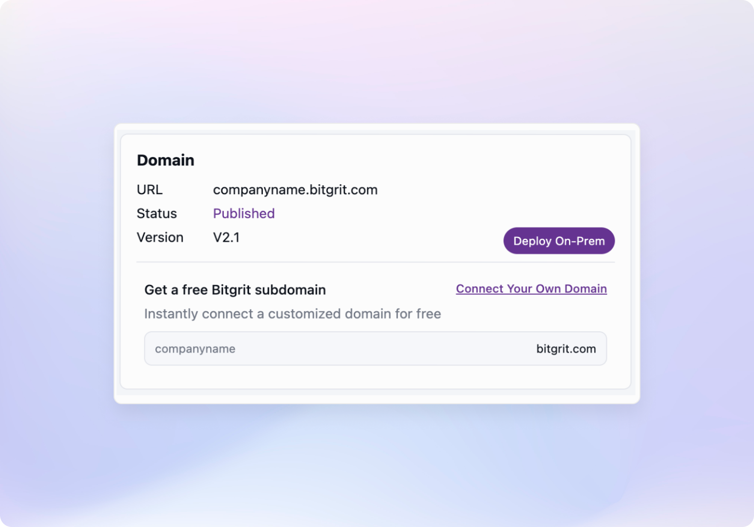 Private Infrastructure